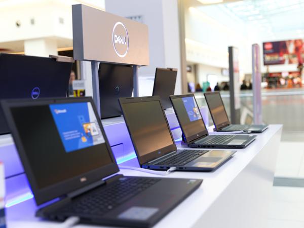 Dell Laptop on Display