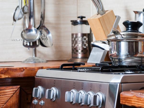 Modern Stainless Steel Kitchen